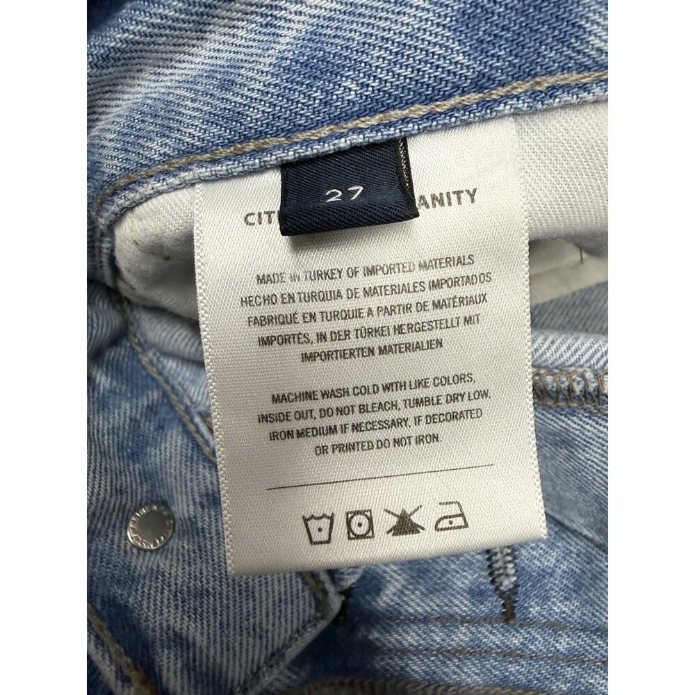 Citizens of Humanity Ayla Baggy Jeans Pagoda Distressed Wide Leg 27 - Picture 12 of 13